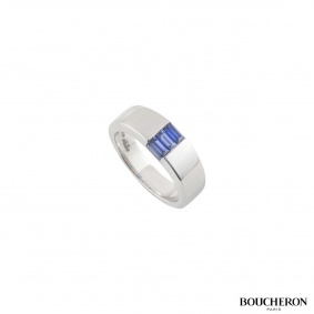 Boucheron White Gold Sapphire Malice Ring